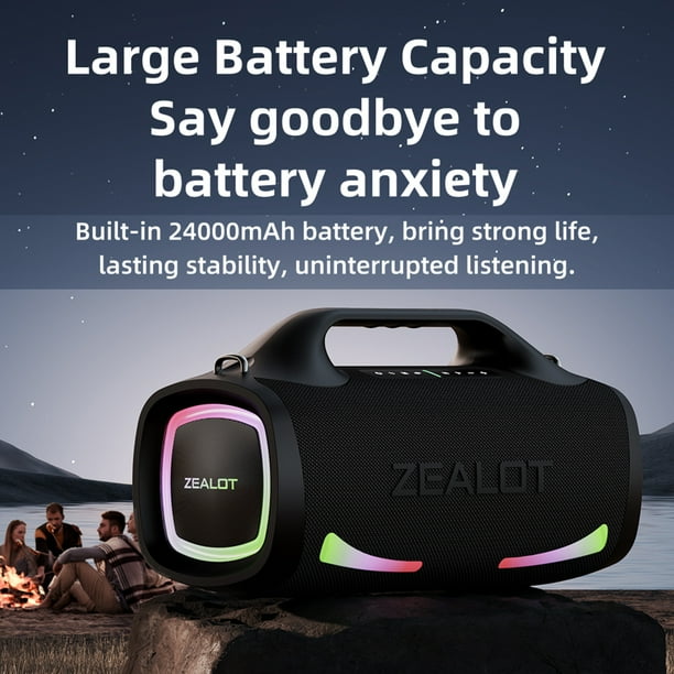ZEALOT S79 Portable Wireless 100W Speaker with BT 5.2 Technology