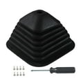 thumbnail image 3 of DYNWAVECA Transmission Shifter Boot Cover Premium Car Gear Shifter Cover for, 3 of 10