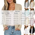 thumbnail image 2 of UQJfacai Knit Cardigan Sweater For Women Classic Long Sleeve Open Front Lightweight Jacket Fall Layering Outwear, 2 of 6
