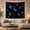 Blue Moon Garden, variant on Blue Butterfly in Starry Sky Cosmic Whimsical Fantasy for Nature Lovers Celestial Home Decor Birthday Gift Tapestry Wall Hanging for Bedroom, Living Room and Dorm