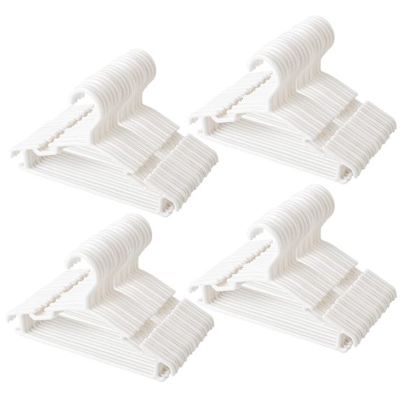 Armario de plástico para ropa GoodTou de Baby Hangers, paquete de 100