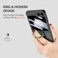 thumbnail image 3 of Compatible Samsung Galaxy Z Flip 5 Case with Camera Screen Protector & Strap,Shockproof Hard PC Cover Protective Phone Case for Samsung Z Flip 5 Case with Ring,Galaxy Z Flip 5 Case Slim Black, 3 of 14