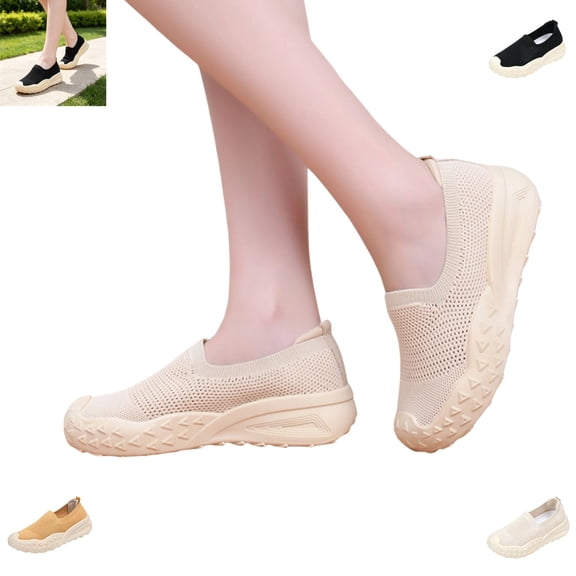 YOUYEDIAN Loafers for Women Versatile Breathable Cut-Out Design Mesh Fashion Slip On Comfortable Soft Flats Casual Sport Lightweight Walking Shoes