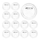 thumbnail image 4 of 25 botones acrílicos redondos en blanco para manualidades, broches, manualidades, proyectos escolares y infantiles, 4 of 7