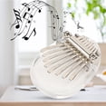 thumbnail image 4 of Heartshaped Crystal,Thumb Piano 8 Keys Acrylic Material Thumb Piano Solid Performance, 4 of 8