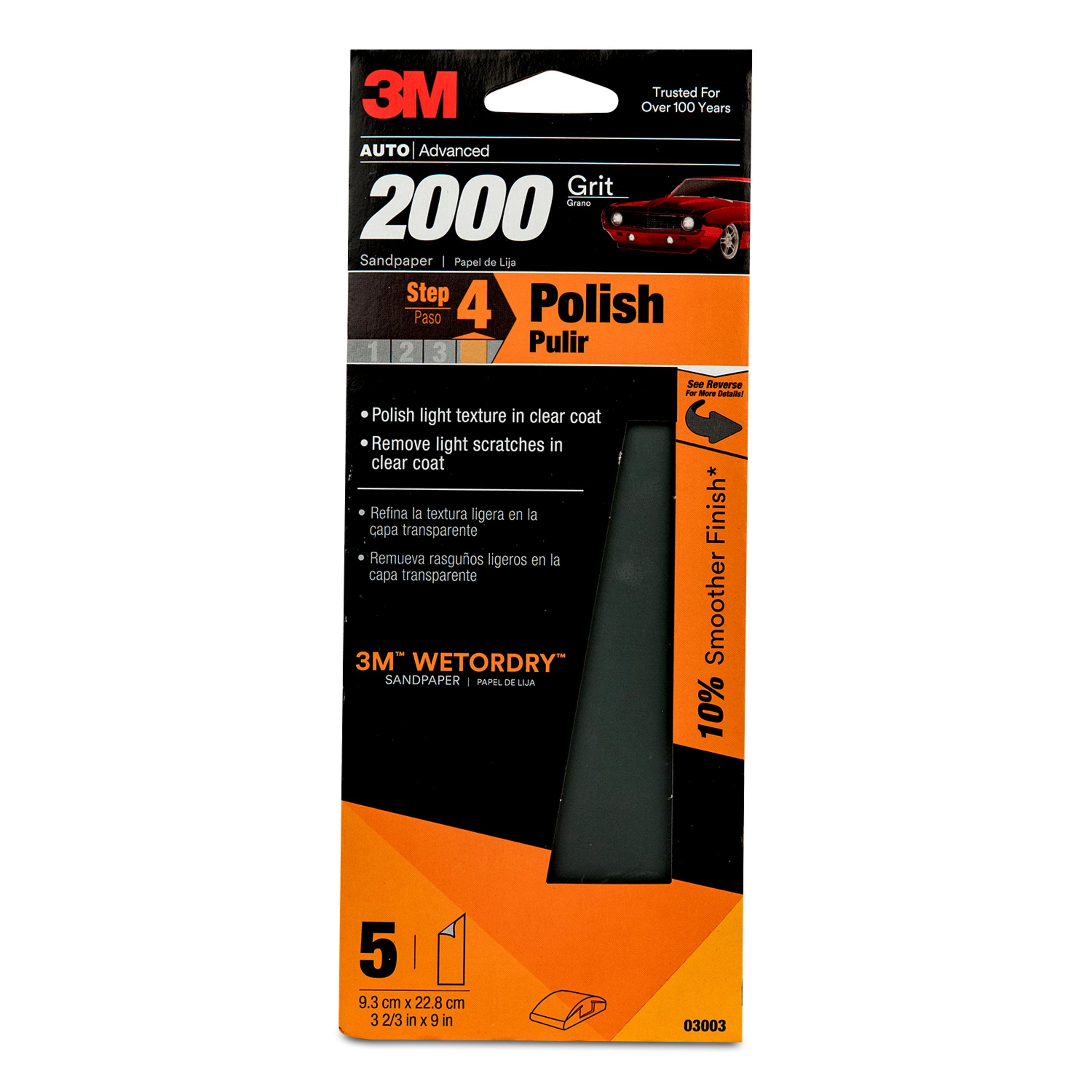 3m Sandpaper Grit Chart