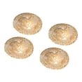 thumbnail image 2 of 10pcs 6.5cm Handmade Mini Straw Hat Creative Hand-woven Doll Delicate Decorative Small Straw Hats for DIY Craft Jewelry Garment Material, 2 of 4