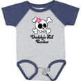 thumbnail image 3 of Inktastic Daddy's Little Rocker Skull Girls Baby Bodysuit, 3 of 5