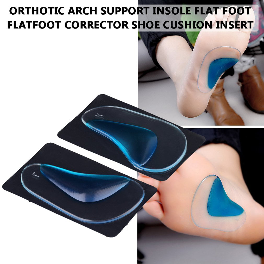 1 pair Orthotic Arch Support Insole Flat Foot Corrector Shoe Cushion Insert 