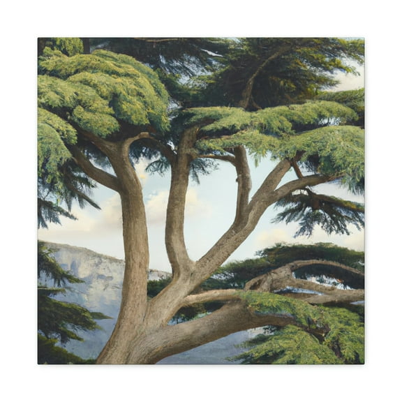 Cedar Tree Realism - Canvas