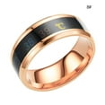 thumbnail image 3 of Couple Rings Delicate Ring Smart Sensor Simple Style Wearable Finger Body Temperature Small Lightness Finger Jewelry Wedding Women Engagement Rose golden 8#, 3 of 7