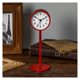 thumbnail image 1 of Reloj de mesa pequeño y moderno, de metal, silencioso, sin tictac, estilo nórdico, digital, reloj despertador con pilas for dormitorio, sala de estar, cocina, decoración interior, 1 of 5