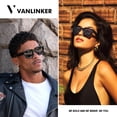 thumbnail image 2 of Gafas de Sol VANLINKER VL9731 Cuadradas Gruesas Negras para Hombre y Mujer, 2 of 5