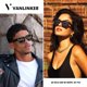 thumbnail image 2 of Gafas de Sol VANLINKER VL9731 Cuadradas Gruesas Negras para Hombre y Mujer, 2 of 5