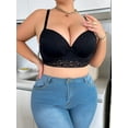 thumbnail image 4 of Plus Size Women's Lace Trimmed Bra With Underwire, 4 of 5