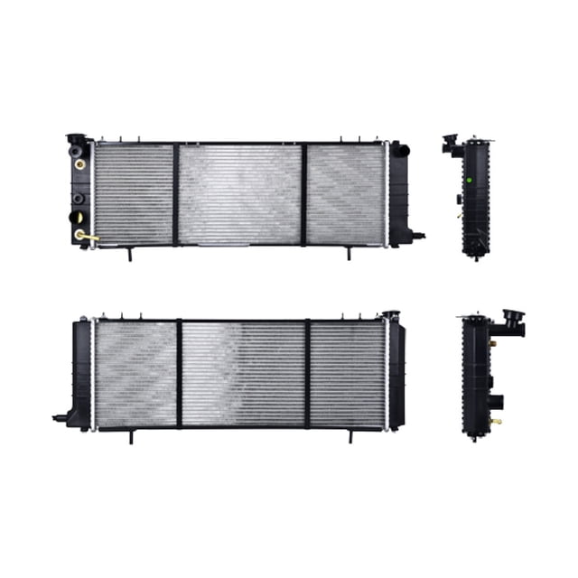 Radiador De Agua Wagoneer 1991 A 2001 Jeep Aut Soldado Polar .