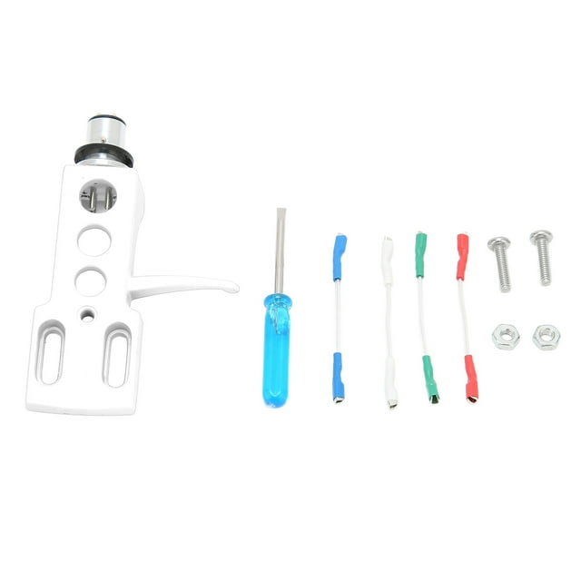 Tête de Phonographe Support de Stylet, Support de Stylet Vinyle Aluminium LP Noir Colle Support de Stylet Phonographe Cartouche Titulaire Frappant Apparence