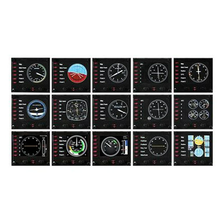naturlig hårdtarbejdende halvt Logitech Flight Instrument Panel - Flight simulator instrument panel -  wired - for PC - Walmart.com