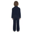thumbnail image 4 of Marsgoo Toddle Kids Girls Boys 100% Cotton Kimono Lounge Bathrobe Robe, Kids Loungewear for Spa (Size 2 Toddler-14 Years)(Navy,6 Years), 4 of 4