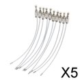 thumbnail image 1 of Colaxi 5-6pack 10Pcs Cable Wire Loop Luggage Tag Loops Stainless Steel Wire Straps 5 Pcs, 1 of 8