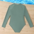 thumbnail image 5 of mgoYE Swimsuit for Girls 8-10 8-13 Years Girls Long Sleeve Swimsuit One Piece Bathing Suit Zipper UPF 50+ Rashguard Swimwear(AG,11-12 Years), 5 of 9