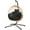 Black, variant on Hanging Egg Chair with Stand and Leg Rest Outdoor Indoor Swing Rattan Wicker with UV Resistant Cushions Gift for Kid Mom Girlfriend use for Bedroom Patio Balcony Nest Chair
