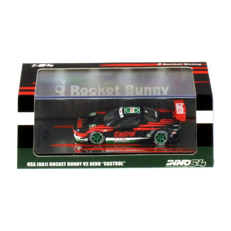 INNO64 1/64 NSX NA1 ロケットバニーV2 Castrol 無限 Honda NSX (NA1) Rocket Bunny V2 Aero CASTROL Concept Livery