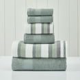 thumbnail image 2 of Modern Threads Pax Jacquard 6-Piece Adult Cotton Bath Towel Set, Ivy, 2 of 6
