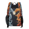 thumbnail image 3 of Ttyddzy Clear Backpack Heavy Duty PVC Transparent Backpack for College Workplace, Ice & Fire Twin, 3 of 8