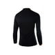 thumbnail image 2 of Sunloudy Hombres Camisa Deportiva, Cuello Redondo Manga Larga Elástico Secado rápido Tops Fitness Running Ropa Casual Sunloudy moda, 2 of 10