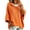 Saffron, variant on Summer Sweaters for Women lightweight Waffle Knit Hooded Sweater Oversized Batwing 3/4 Sleeve Drawstring Loose Casual Pullover Tops