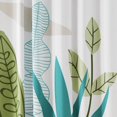 thumbnail image 3 of Hometrends Decorative Fabric Shower Curtain with Botanical Designs, 3 of 7