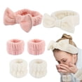 thumbnail image 2 of Lightweight Teen Washing Face Headband & Wristband Set Soft Hairband Wristband, 2 of 10