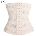 thumbnail image 1 of Faja moldeadora de cuerpo de goma para mujer, cintura transpirable hueca, faja, beige, 4XL Speravity AP001122-13, 1 of 7