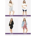 thumbnail image 5 of Stretch Is Comfort Women's Oh so Soft Luxe Maternity Biker Shorts | Adult Small- 2x, 5 of 6