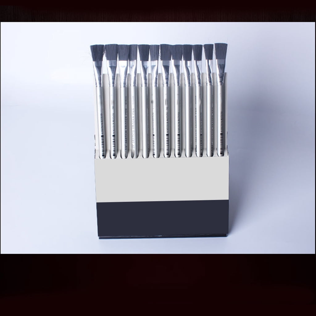 BQBQERT 12 Pcs Sketch Erasers Set Erasers Pens with Brush Foldable Holder Fit for Charcoal Pencils Colored Illustrations