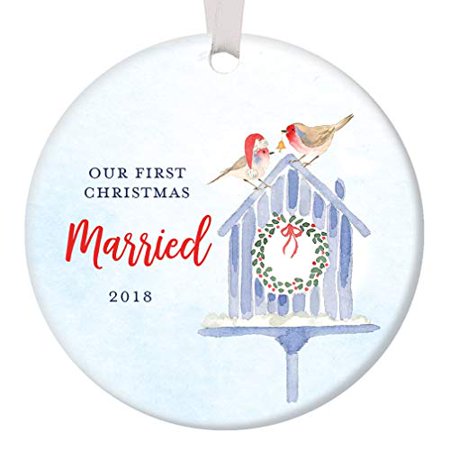 Download First Christmas Married 2019, Our 1st Xmas Ornament ...