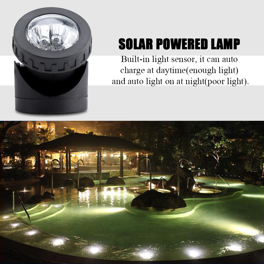Solar Powered 6LED Underwater Submarine Lamp Spotlight Outdoor Garden Pond Lighting White Light DyAn Solar Light Solar Powered 6LED Underwater Submarine Lamp Spotlight Outdoor Garden Pond Lighting White Light DyAn Solar Light