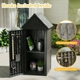 thumbnail image 2 of Outdoor Storage Shed, Waterproof Resin Garden Tool Shed, Heavy-Duty Weather-Resistant Cabinet for Patio, Backyard, or Garage, 2 of 7