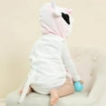 thumbnail image 5 of WIBACKER 0-24M Baby Girl Boy Cow Halloween Cosplay Costumes Cartoon Clothes Hooded Overall Outfit, 5 of 6