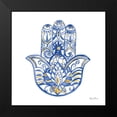 thumbnail image 2 of Zaman, Farida 20x20 Black Modern Framed Museum Art Print Titled - Hamsa I, 2 of 5