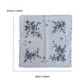 thumbnail image 3 of Clearance! Ikeay 5Pcs ï¼12*12Inï¼ Handkerchief Cotton Vintage Ladies Women Pocket Floral Flowers Quadrate Hankies,Towels,Handkerchief X5 (30*30Cm), 3 of 6