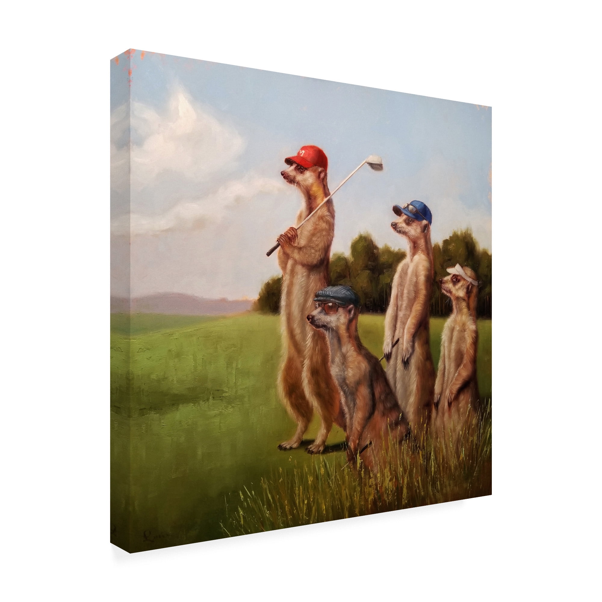 Trademark Fine Art 'Mens Day' Canvas Art by Lucia Hefferna