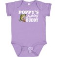 thumbnail image 3 of Inktastic Poppy's Fishing Buddy with White Text Boys Baby Bodysuit, 3 of 5
