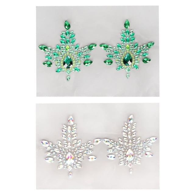 Adhesivo para el pecho con diamantes de imitación, pasta de joyas, joyas para el pecho, adhesivo con diamantes de imitación, joyas para el pecho, adhesivo con diamantes de imitación,