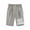 Grey, variant on Shorts For Girls Kids Drawstring Elastic Waist Shorts Casual Solid Color Letter Print Knee Length Shorts With Pockets Breathable Pants Size 3-4 Years