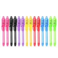 thumbnail image 1 of 2/4/8/14 Pcs Stylo Lumineux Uv Crayon Magique Invisible Stylo Fluorescent Secret pour, 1 of 5