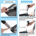 thumbnail image 5 of CWMMLS RV Step Stool Folding Platform Step, Gray Stainless Steel, for RV, Motorhome, Trailer, SUV, Camper, with Anti-Slip Surface, Rubber Feet, 1 Piece, 5 of 7