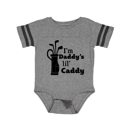 

Inktastic I m Daddy s Li l Caddy- Golf for Kids Gift Baby Boy or Baby Girl Bodysuit