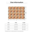 thumbnail image 5 of Yiaed Hot Fresh Pizza Print Blanket Throw Blanket Soft Cozy Flannel Blanket for Home Bed Sofa Couch Chair-40"x30", 5 of 6